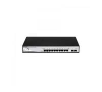 Conmutador de red gestionado 1U L2 Gigabit Ethernet 1000 Mbit/s Negro (8 puertos) - D-LINK