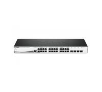 Switch d - link 28 puertos gestionable 24 puertos gigabit ethernet 10 - 100 - 1000 4 puertos sfp