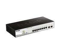 D-Link DGS-1210-10P switch Gestionado L2 Gigabit Ethernet (10/100/1000) Energía sobre Ethernet (PoE) 1U Negro
