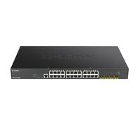 D-Link DGS-1250-28XMP/E Interruptor Smart Managed PoE+ Gigabit L3 con 24 Puertos 10/100/1000BASE-T PoE y 4 Puertos 10 Gigabit SFP+