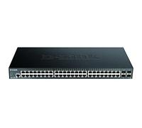 Conmutador gestionado inteligente D-Link DGS-1250-52X [48 Gigabit Ethernet, 4 SFP+ de 10 Gbit/s]