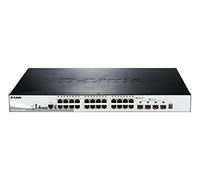 D-Link DGS-1510-28XMP Gestionado L2/L3 Gigabit Ethernet (10/100/1000) Energía sobre Ethernet (PoE) Negro, Gris