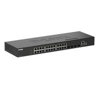 D-Link Switch gestionado L2 DGS-1530-28/E 28 puertos Gigabit, 4 SFP+ apilable Negro