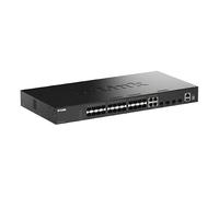 D-Link Switch DGS-1530-28SC/E, 28 puertos Gigabit SFP, 4 combo, 4x10G SFP+, Reacondicionado