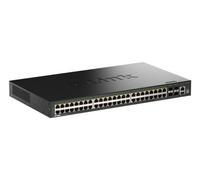 D-Link Conmutador gestionado DGS-1530-52P/E 48 puertos Gigabit PoE+ (30W) 4 puertos 10G SFP+