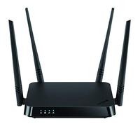 D-Link DIR-842V2, Router WiFi AC 1200 Mbps, 802.11ac, modos router, extensor, punto acceso, 4 Puertos Gigabit, 1 Puerto WAN Gigabit, WPS, WPA3, QoS, 4 Antenas externas 5 dBi, Negro