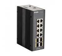 D-Link DIS-300G-12SW Switch Industrial Gestionable 8 Puertos Gigabit + 4 Puertos SFP