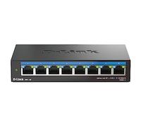 D-Link DMS-108, Switch Multigigabit, sin gestión, sobremesa, 8 Puertos 2.5 Gigabit (2.500 Mbps), Ideal para Enlace a NAS o servidores, metálico, Plug and Play, IGMP Snooping