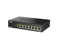 D-Link DMS-108P Switch PoE No Gestionado Multi-Gigabit de 8 Puertos - 2,5GbE, 230W, 802.3af/at/BT, Sin Ventilador, Plug & Play, Carcasa Metálica, IGMP Snooping, QoS, Ethernet Eficiente