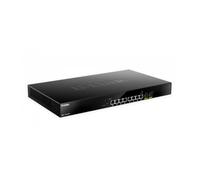 D-Link DMS-1100-10TP switch Gestionado L2 Negro 1U Energía sobre Ethernet (PoE) - Switch de red (Gestionado, L2, Energía sobre Ethernet (PoE), Montaje en rack, 1U)