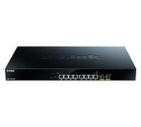 D-Link DMS-1100-10TP switch Gestionado L2 Negro 1U Energía sobre Ethernet (PoE) - Switch de red (Gestionado, L2, Energía sobre Ethernet (PoE), Montaje en rack, 1U)