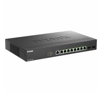 D-Link - DMS-1250-10SP/E switch Gestionado 2.5G Ethernet (100/1000/2500) Energía sobre Ethernet (PoE) Negro