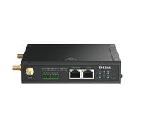 D-Link DOM-530-TSO Gateway IIoT 4G LTE Router 1x WAN/LAN Gigabit Ethernet Negro