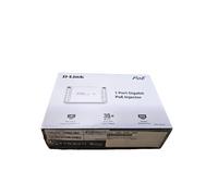 D-Link DPE-301GI Inyector PoE+ 30W 48V Gigabit, Plug&Play, 802.3at, 802.3af, blanco
