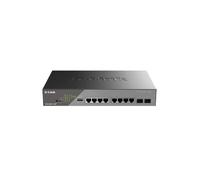 D-Link DSS-200G-10MP Smart Survillance (10 puertos) Switch PoE L2