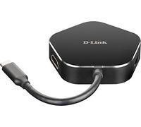 D-Link Hub USB DUB-M420 USB-C macho 2x USB 3.0 Tipo A, HDMI 4K, USB-C (hasta 60W)