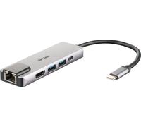 D-Link DUB-M520 Estación Acoplamiento USB-C Thunderbolt 3 Cargador