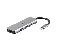 D-link 5 In 1 Usb C Hub One Size Silver