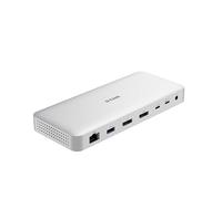 D-Link DUF-901 Estación Docking USB4 9 en 1 - Hub USB-C con Doble Pantalla 8K, 40Gbps, LAN 2.5GbE, 100W PD, USB 3.1, USB-C, DisplayPort, Compatible con Mac y Windows