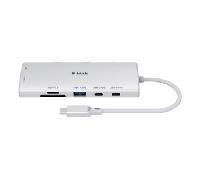 D-Link DUP-A01 Hub USB-C 10 en 1 2xHDMI DUP-A01
