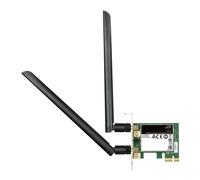 D-Link DWA-582 - Tarjeta de Red Interna (WiFi AC1200 PCI-Express, Antenas externas de Alta Ganancia, Compatible Windows, Linux, WPS, encriptación WPA2)