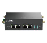 D-Link DWM-314-GP/B Módem 5G Externo, 2x RJ45, 2x RJ45 PoE (IEEE 802.3at), Color Negro, Rango de Temperatura -30 a 70 °C