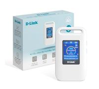 D-Link DWR-933W Hotspot Móvil 4G LTE+ AX600 Wi-Fi 6, Router SIM Portátil con Pantalla LCD, Wi-Fi Doble Banda, hasta 64 Dispositivos, Batería de 3000 mAh, USB-C