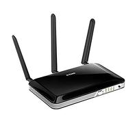 D-Link DWR-953 - Router WiFi AC1200 (4G/LTE libre, 3G, 1200 Mbps, WPS, 4 puertos Gigabit 10/100/1000 Mbps, 1 puerto de Internet WAN Gigabit, ranura para SIM de datos, WPA2, antenas extraíbles), negro