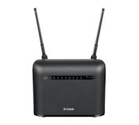 D-Link DWR-953V2 Router 4G LTE Cat4, Fast 4G, Wi-Fi AC1200, 3p Gigabit LAN 1000 Mbps, 1p Gigabit LAN/WAN, Antenas Externas, ranura para Mini SIM, compatible cualquier operadora, Plug&Play