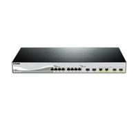 D-Link - DXS-1210-12TC switch Gestionado L2/L3 10G Ethernet (100/1000/10000) 1U Negro, Plata