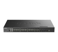 D-Link DXS-3410-32SY - Switch Gestionado L3 Multigigabit de 28 Puertos SFP+ y 4 Puertos 10/25G SFP28, Apilable, 760 Gbit/s