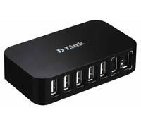 D-Link Hub USB 2.0 de 7 Puertos con Carga Rápida