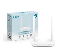 D-Link S03 Router Wi-Fi N300, Wi-Fi 4 hasta 300 Mbps, Banda Única 2,4 GHz | Seguridad WPA3, 2 Puertos LAN Fast Ethernet, Wi-Fi para Invitados, Modos Repetidor y Bridge, App SetupGo