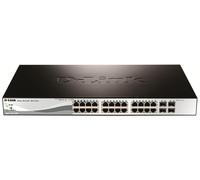 D-Link Web Smart DGS-1210-28P - Interruptor - L3 -Managed-24 x 10/100/1000 (