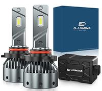 D-Lumina 9005 Bombilla LED para faros delanteros Canbus sin errores 100W 16000LM Auto Car Lamp Lights Bombilla de conversión 6000K - 2 años de garantía, 2 piezas