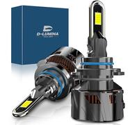 D-Lumina 9006/HB4 LED Canbus Bombilla 170W 39000LM 600% Luces Blancas | Plug and Play Tamaño 1:1, Kit de Conversión para Faros Halógenos de Coche, 2 Piezas