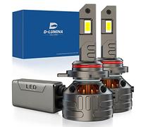 D-Lumina 9012 HIR2 LED Canbus Bombilla 160W 30000LM, Chip CPS 6500K 500% Brillante, Refrigeración de tubo de cobre grueso, Luces de lámpara LED-2 años de garantía, 2 piezas