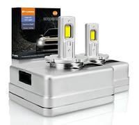 D-Lumina Bombilla D5S D5R D5C LED para Faros Delanteros de 90 W 18000LM 6500K xenón Blanco Brillante, Kit de conversión de Luces HID de xenón,Plug and Play a balat HID Original, Paquete de 2