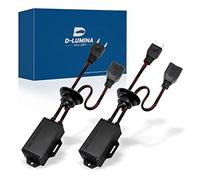 D-Lumina Decodificadores para faros delanteros LED H7, decodificador LED completo con cancelación de errores, cancelador de advertencia de computadora, paquete de 2