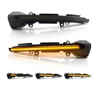 D-Lumina - Intermitentes LED dinámicos para espejo retrovisor lateral, intermitentes secuenciales, compatible con Seat LEON III 5F a partir de 2013, IBIZA V KJ1 a partir de 2017, ARONA KJ7 a partir de