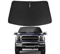 D-Lumina Parasol para Parabrisas Compatible con Ford F-150 2021 2022 2023 (Lariat, King Ranch, Platinum, XL XLT Limited Raptor) - Protector de protección Solar Frontal Plegable para Camiones