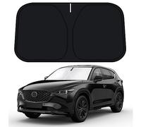 D-Lumina Parasol para Parabrisas para Mazda CX-5 CX5 2017-2023, Parasol para Ventana Delantera, Protector de Visera Solar Que bloquea los Rayos UV y el Calor, Plegable, 2 Capas, Material 210T