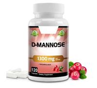 D-Mannosa 1300mg 120 Cápsulas UT Función Del Tracto Urinario/Hígado/Vejiga