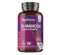 D Manosa 2000mg - 180 Cápsulas para 2 Meses de Suministro - Suplemento de Origen Natural - Sin OGM ni Aditivos Añadidos - Apto para Veganos, Sin Esterato de Magnesio