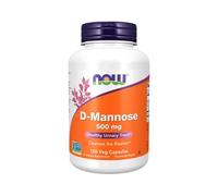 Now Foods Cápsulas vegetales D-Manosa 500 mg Apoyo urinario 120 cápsulas