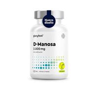 D Manosa Pura - 2000mg de alta dosificación - 180 Cápsulas de origen natural - D-Manosa 100% vegano, probado en laboratorio y sin aditivos