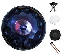 D Minor - Juego de percusión de tambor de lengua de acero de 22 notas, perfecto para yoga/meditación, incluye bolsa, mazos, soporte, tela, relájate y relájate con experiencia musical Zen Education