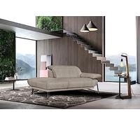 D-MOVE Sofás, Microfibra, Gris ópalo, Solitario Chaise Longue