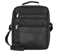 D&N Bags & More Flugumhänger - Bolso bandolera 34 cm (schwarz)