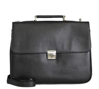 D&N Basic Line PU - Maletín 40 cm (schwarz)